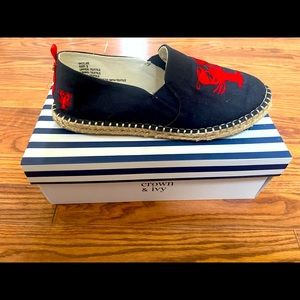 Crown & Ivy lobster espadrilles